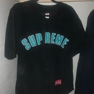 ウェア Supreme Corduroy Baseball Jersey Supreme Corduroy Baseball Jersey (SS18) - $138